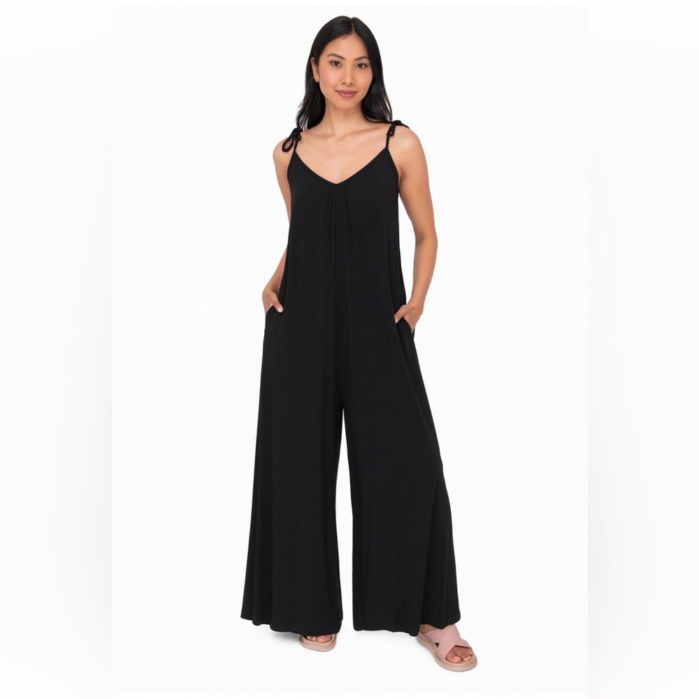 Mono B Lounge Jumper Romper – Soft Stretch – Comfy Chic – NWOT (L) - Picture 5 of 8